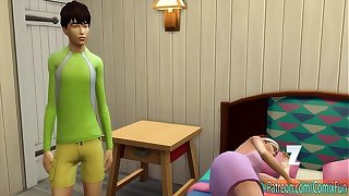 Son Fucks Mom After He Came Home From Jogging